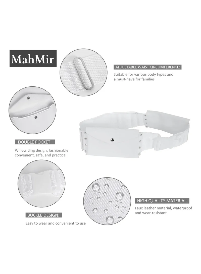 Mahmir XL MahMir Premium Ihram Belt for Men – Comfortable, Adjustable, White Belt for Hajj & Umrah, Unstitched, Waterproof, Follows Sunnah, Ideal for Ahram & Ehram for Men | Best Price UAE
